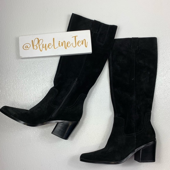 naturalizer black suede boots